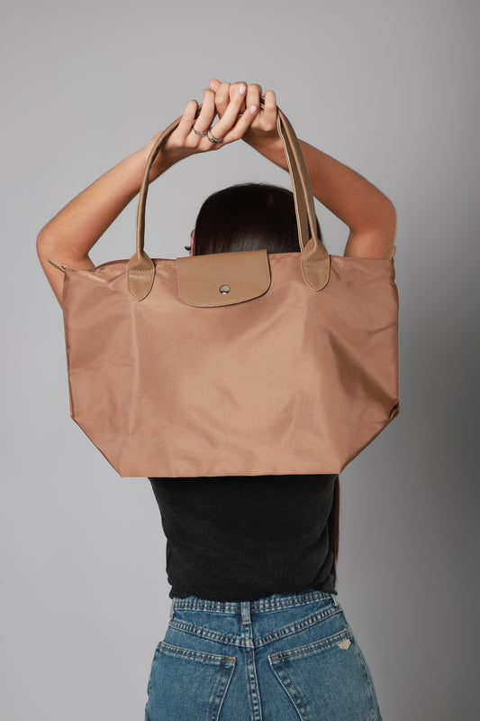Bolsa stella marrom claro