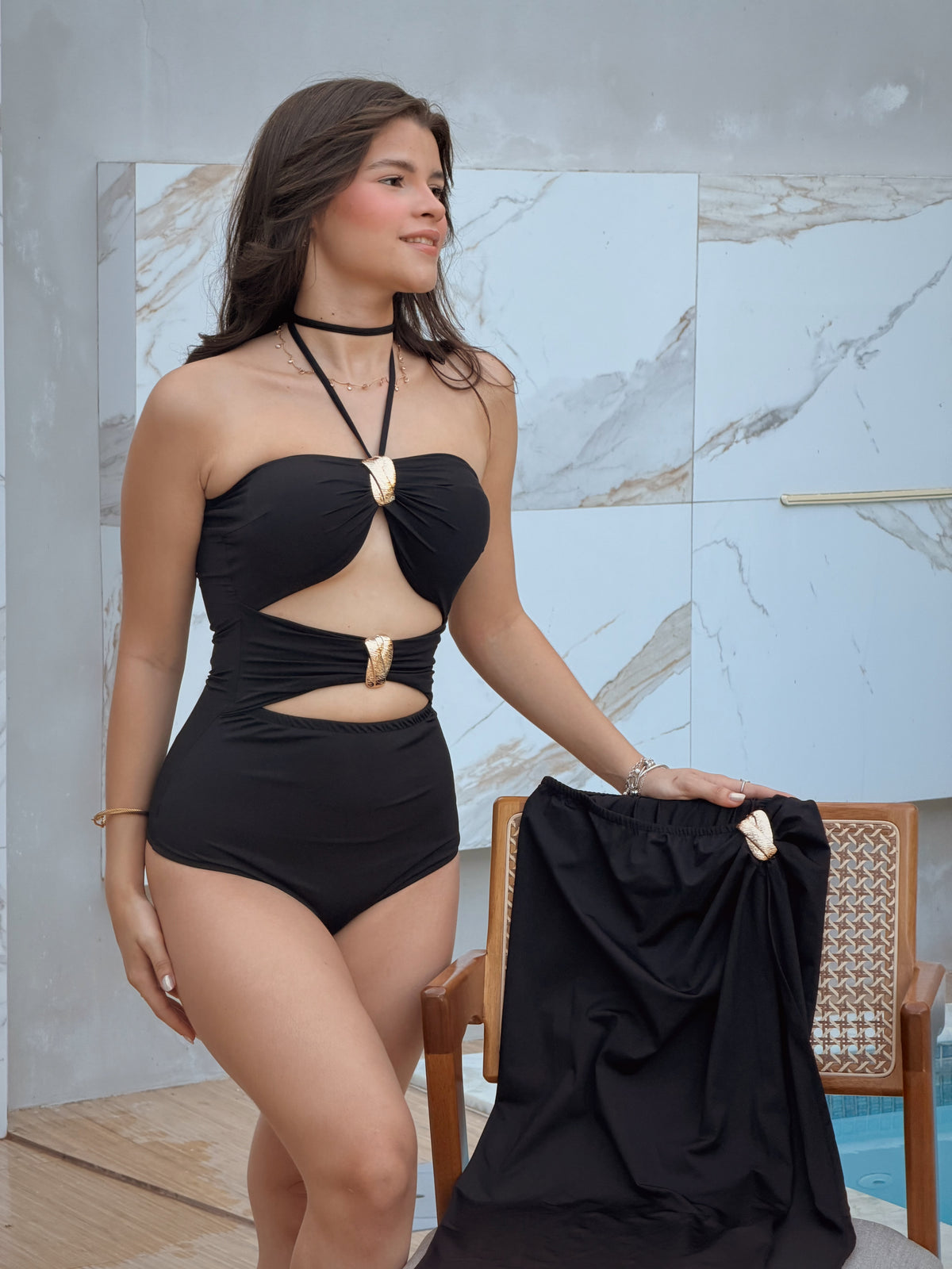 Conjunto Siena Maiô + Saia